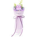 Produktfoto der Robotime Purple Rose, Kunststoffbausatz einer lila Blume