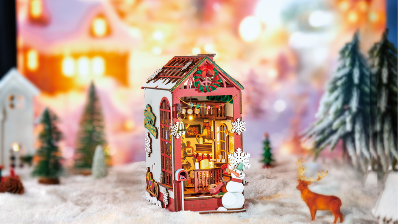 Weihnachten! Gemütlich am Kamin mit Monique in der Book Nook Christmas Indoor!