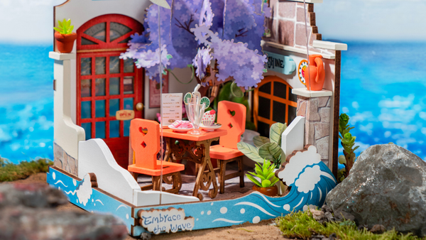 Entfliehen Sie mit Monique ans Meer mit dem Robotime Sea Holiday Restaurant