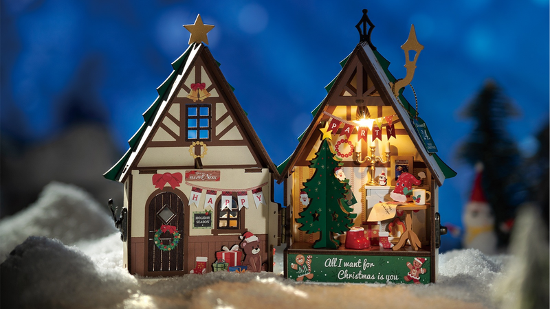 Monique hat ihr neues Zuhause in einem Weihnachtshaus mit einer Überraschung gefunden!