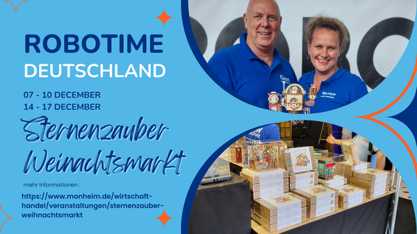 07-10  und 14-17 December. Sternenzauber-Weihnachtsmarkt. Monheim am Rhein