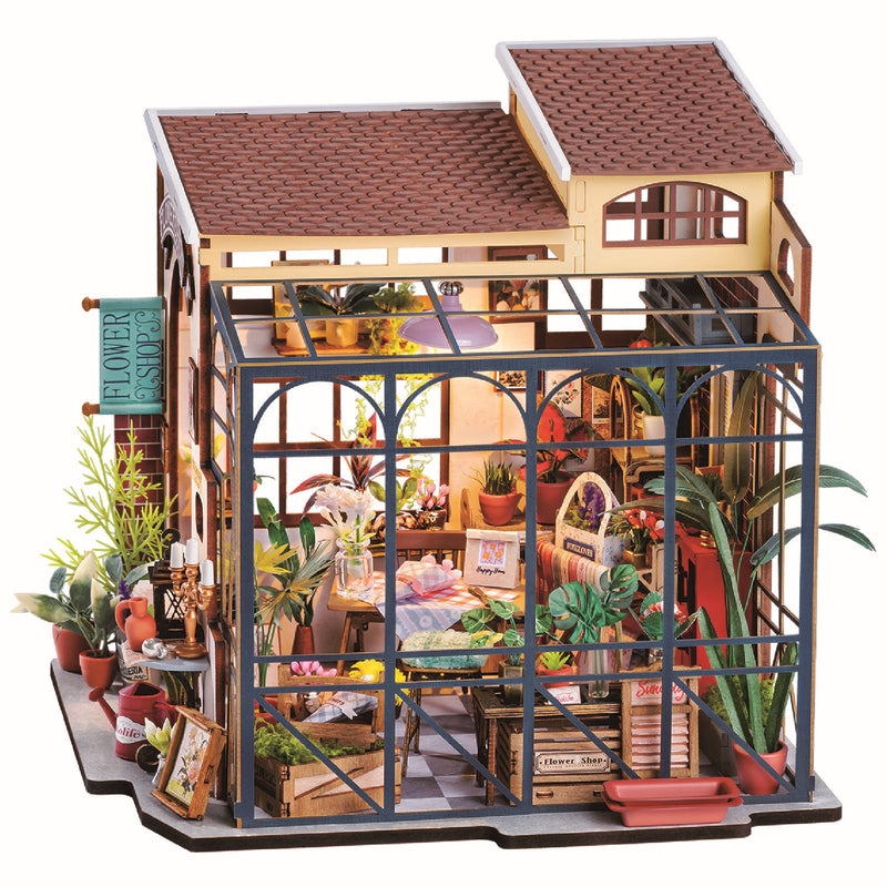 Robotime Emilys Blumenladen | Miniatur Puppenhaus | Rolife DIY Miniatur  Haus