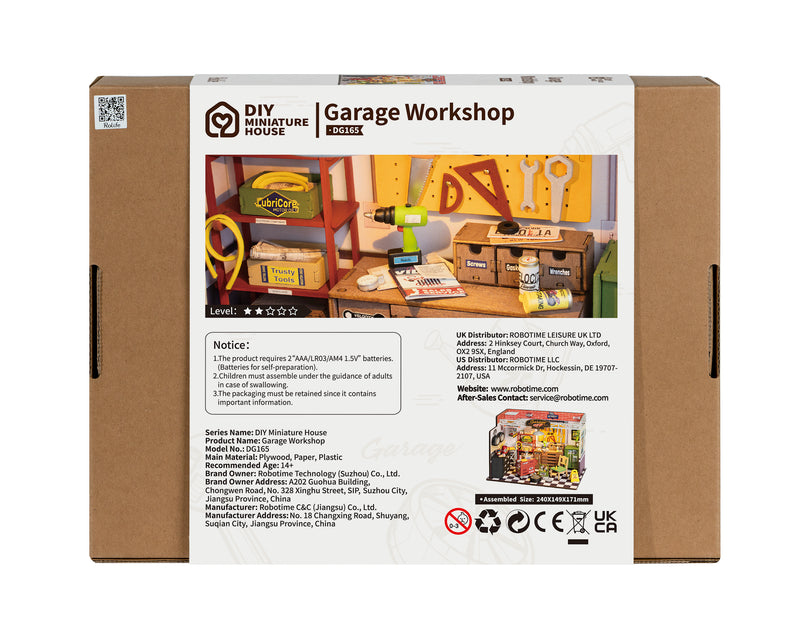 Robotime Garage Workshop DG165