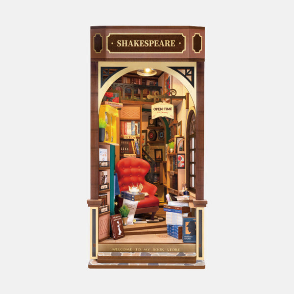 Robotime Book Nook Shakespeare's Bookstore TGB07