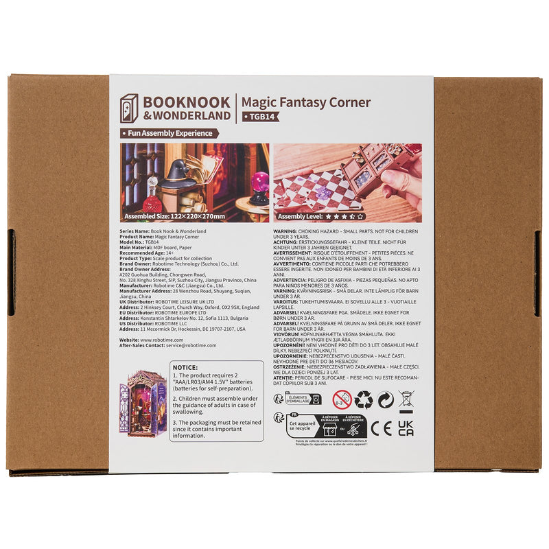 Robotime Book Nook Magic Fantasy Corner TGB14