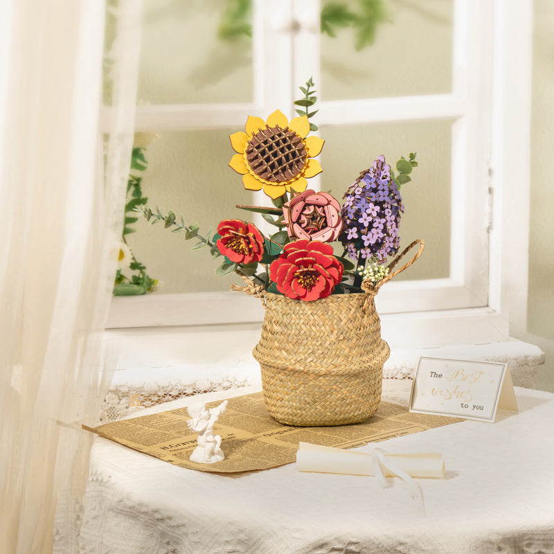 Robotime Flower Bouquet / Blumenstrauß TW01H