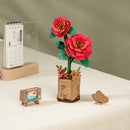 Robotime Red Camellia / Blutrote Kamelie TW031