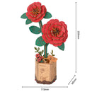 Robotime Red Camellia / Blutrote Kamelie TW031