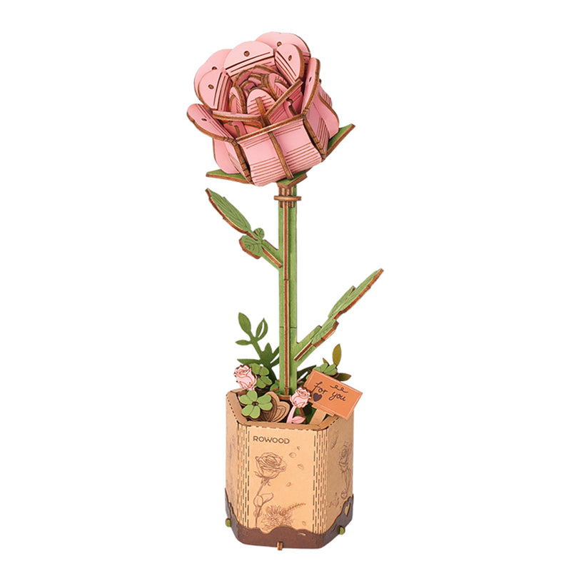 Robotime Pink Rose / Rosa Rose TW041