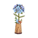 Robotime Blue Hydrangea / Blaue Hortensie TW141