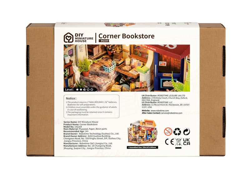Robotime Corner Bookstore DG164