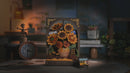 Atmosphärische Videopräsentation der Robotime Golden Sunflower, Diorama-Bausatz aus Holz, inspiriert von Van Goghs Sonnenblumen