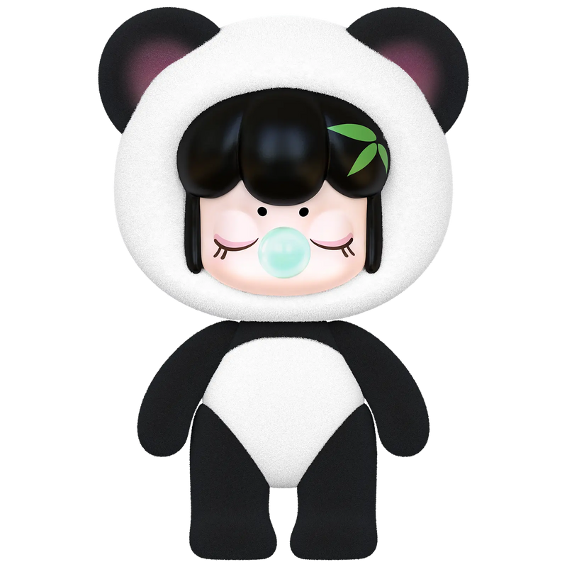 Panda Variante der Robotime Baby Nanci Fluffy Party Blind Box Serie