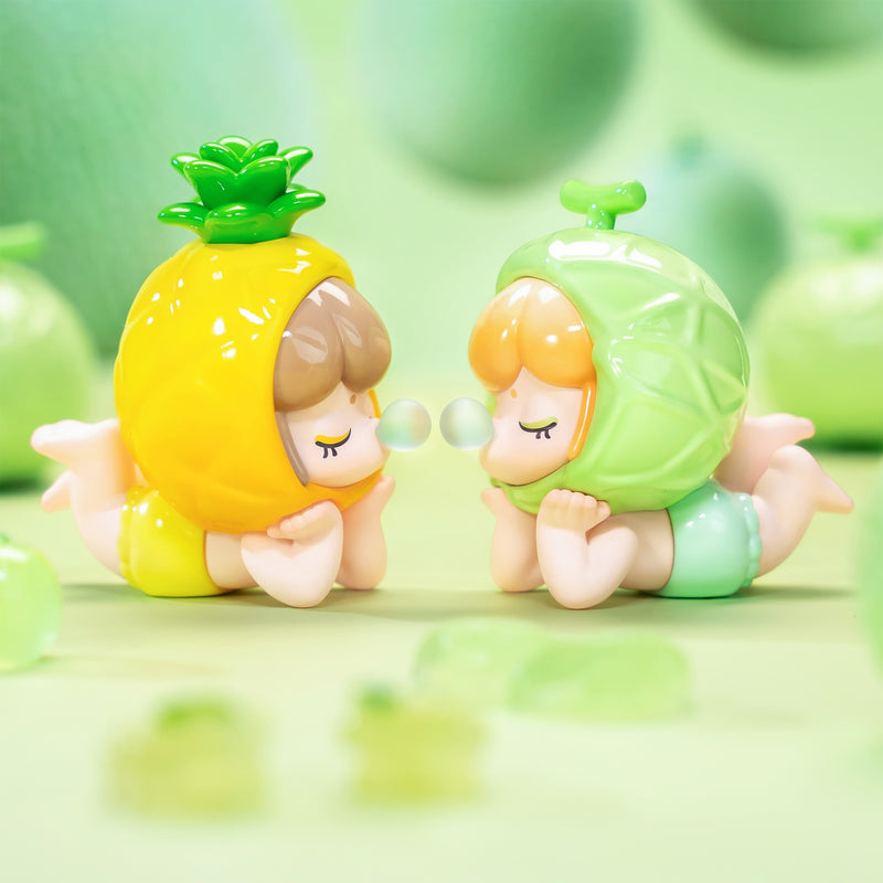 Pineapple und Cantaloup Varianten der Robotime Baby Nanci Fruits Blind Box Serie