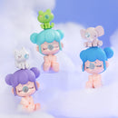 Lilac Purple, Vibrant Cyan und Sky Blue Varianten der Robotime Baby Nanci Seatmates Blind Box Serie