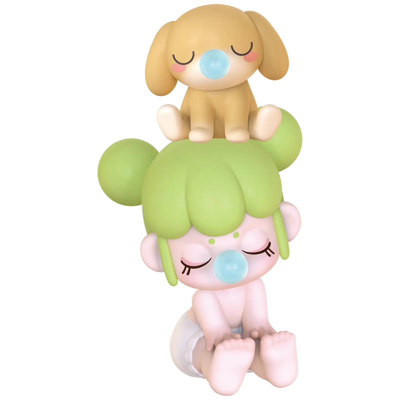 Lemon Green Variante der Robotime Baby Nanci Seatmates Blind Box Serie