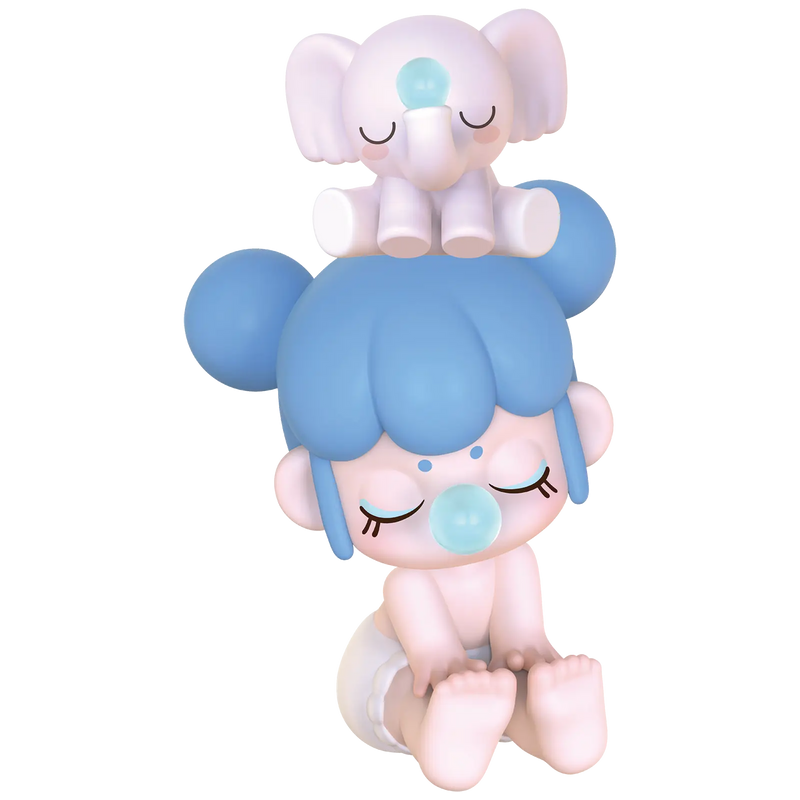 Sky Blue Variante der Robotime Baby Nanci Seatmates Blind Box Serie