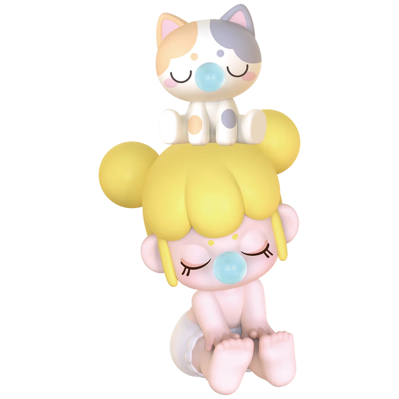 Butter Yellow Variante der Robotime Baby Nanci Seatmates Blind Box Serie