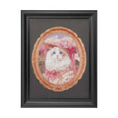 Der Robotime Black Vintage Puzzle Frame mit dem Robotime Springtime Kitty Portrait Puzzle