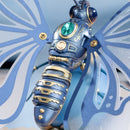 Details auf der Rückseite des Robotime Butterfly (Blue)