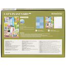 Rückseite der Verpackung der Robotime Cat’s Plant Yard, 1.000-teiliges Puzzle mit einer Katze in einem Garten voller Pflanzen und Blumen