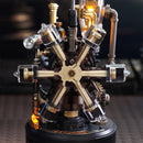 Rad mit Kolben des Robotime Da Vinci Helicopter