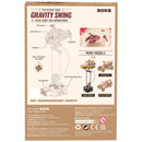 Rückseite der Verpackung der Robotime Deep-Sea Adventurer, Holzbausatz eines schaukelnden U-Boots