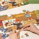 Eine Person macht die Robotime Doggie Art Gallery