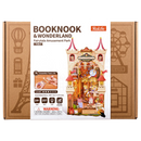 Vorderseite der Verpackung der Robotime Fairytale Amusement Park, Holzbaukasten für ein Book Nook im Stil eines altmodischen Vergnügungsparks