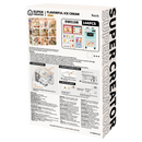 Rückseite der Verpackung der Robotime Flavorful Ice Cream, Kunststoff-Miniaturhaus einer Eisdiele