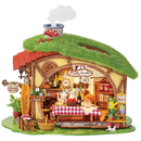 Productfoto van de Robotime Fluffy Grove, bouwset voor een sprookjesachtig miniatuurhuisje met een natuurthema