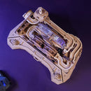 Die Oberseite des Robotime Gear Ball Challenge, die deutlich die Form des Controllers zeigt