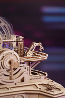 Nahaufnahme der rechten Seite des Robotime Gear Ball Challenge