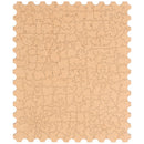 Rückseite der Robotime Golden Autumn Carousel, Puzzle mit ungewöhnlichen Teilen, das ein altmodisches Karussell an einem verschneiten Herbsttag darstellt