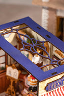 Detail der Öffnung an der Oberseite des Robotime Leisure Time Tea Room