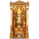 Produktfoto der Robotime Library of Wonders, Book Nook Holzbausatz einer altmodischen, luxuriösen Bibliothek