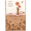 Vorderseite der Verpackung der Robotime Light Orange Gerbera, Holzbausatz einer hellorangen Gerbera