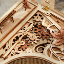 Das Räderwerk im Inneren des Robotime Magic Piano