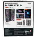 Rückseite der Verpackung der Robotime Marble Run The Last City, Kunststoff-Bausatz für eine Murmelbahn im Thema einer modernen Stadt