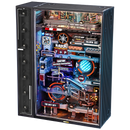 Produktfoto der Robotime Marble Run The Last City, Kunststoff-Bausatz für eine Murmelbahn im Thema einer modernen Stadt