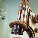 Tubus und Revolver mit drei Objektiven des Robotime Microscope