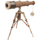Produktfoto der Robotime Monocular Telescope, Holzmodellbau eines Fernrohrs
