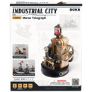 Vorderseite der Verpackung der Robotime Morse Telegraph, Modellbausatz eines elektrischen Telegrafen