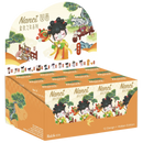 Display mit zwölf Verpackungen aus der Robotime Nanci Blooming Girls Blind Box-Serie