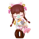 Petting the Cat Variante der Robotime Nanci Blooming Girls Blind Box Serie