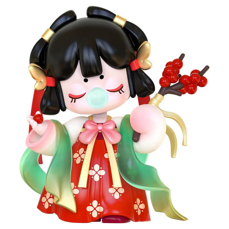 Red Beans of Wishes Variante der Robotime Nanci Chinese Poetry Blind Box Serie