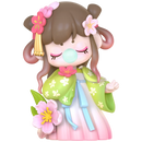 Adoration like Peach Blossom Variante der Robotime Nanci Chinese Poetry Blind Box Serie