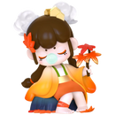 Autumn Fires Variante der Robotime Nanci Chinese Poetry Blind Box Serie