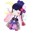 Talking to the Moon Variante der Robotime Nanci Chinese Poetry Blind Box Serie