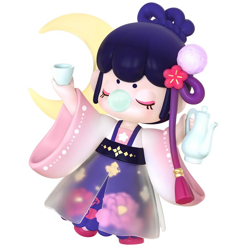 Talking to the Moon Variante der Robotime Nanci Chinese Poetry Blind Box Serie